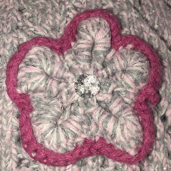 Maggie & Zoe Little Girl’s Sweater Flower Sz 5 - Picture 4 of 4